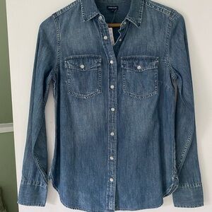J.Crew Western Denim Shirt - sz 2 NWT